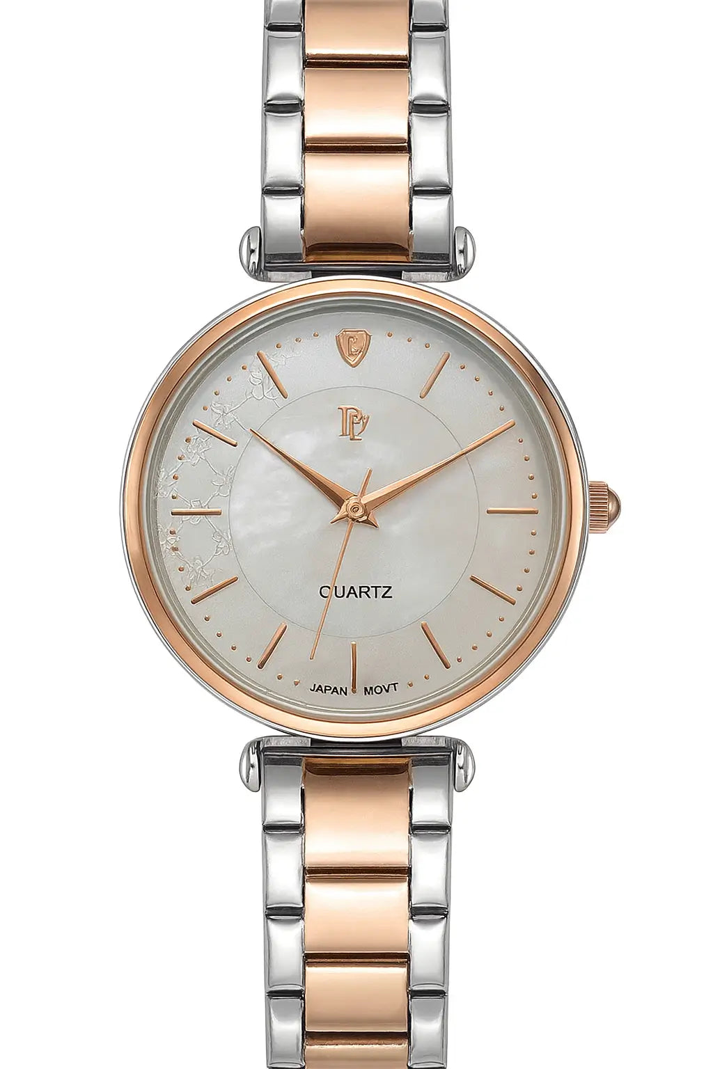 DP Rose Elegance – Floral Accent Watch